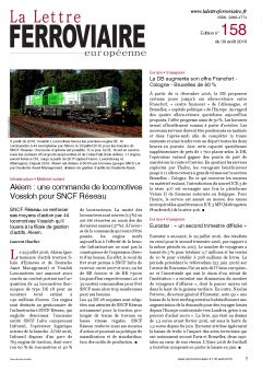 La Lettre ferroviaire n°158