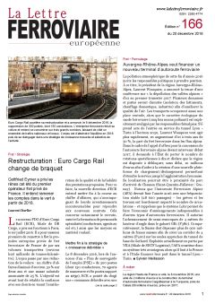 La Lettre ferroviaire n°166