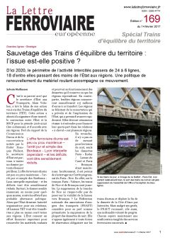 À lire dans La Lettre ferroviaire 169 À lire dans La Lettre ferroviaire 169