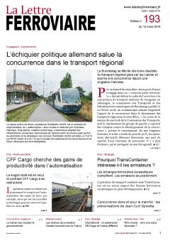À lire dans La Lettre ferroviaire 193