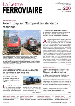 À lire dans La Lettre ferroviaire 200