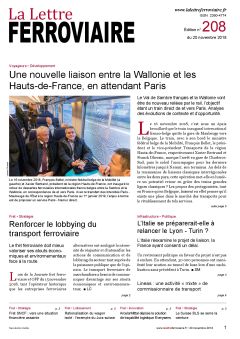 À lire dans La Lettre ferroviaire 208