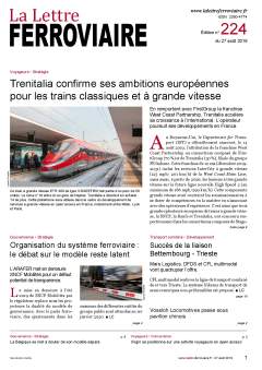 À lire dans La Lettre ferroviaire 224 À lire dans La Lettre ferroviaire 224
