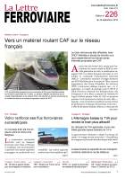 À lire dans La Lettre ferroviaire 226 À lire dans La Lettre ferroviaire 226