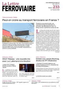 La Lettre ferroviaire n°233 La Lettre ferroviaire n°233