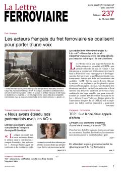 La Lettre ferroviaire n°237 La Lettre ferroviaire n°237