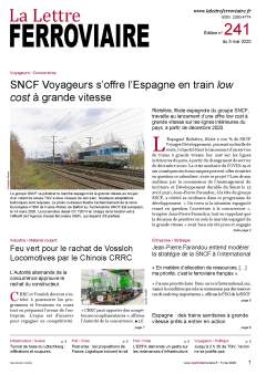 À lire dans La Lettre ferroviaire 241