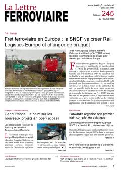 La Lettre ferroviaire n°245 La Lettre ferroviaire n°245
