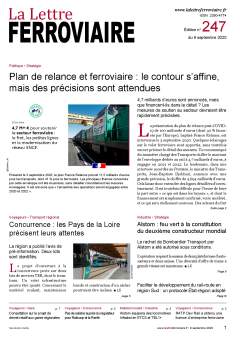 La Lettre ferroviaire 247 La Lettre ferroviaire 247