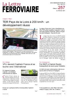 La Lettre ferroviaire n°257