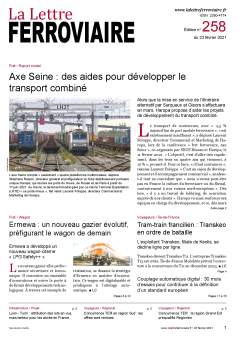 À lire dans La Lettre ferroviaire 258 À lire dans La Lettre ferroviaire 258