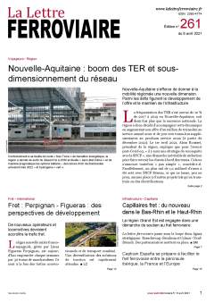 À lire dans La Lettre ferroviaire 261 À lire dans La Lettre ferroviaire 261