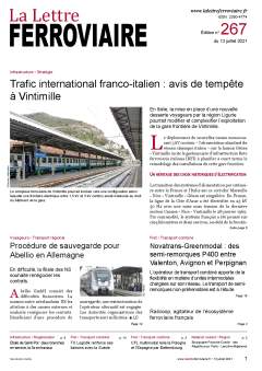 La Lettre ferroviaire n°267 La Lettre ferroviaire n°267