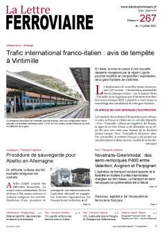 À lire dans La Lettre ferroviaire 267