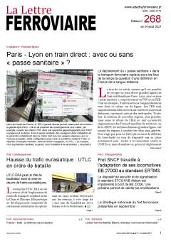 À lire dans La Lettre ferroviaire 268 À lire dans La Lettre ferroviaire 268