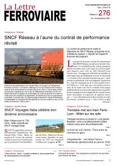 À lire dans La Lettre ferroviaire 276 À lire dans La Lettre ferroviaire 276