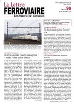 A lire dans La Lettre ferroviaire 99 A lire dans La Lettre ferroviaire 99