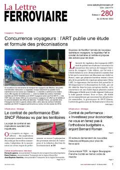 À lire dans La Lettre ferroviaire 280 À lire dans La Lettre ferroviaire 280