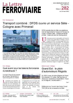 La Lettre ferroviaire n°282 La Lettre ferroviaire n°282