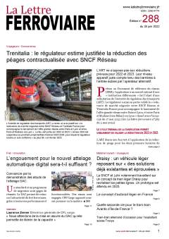 La Lettre ferroviaire n°288