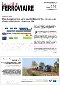La Lettre ferroviaire n°291 La Lettre ferroviaire n°291