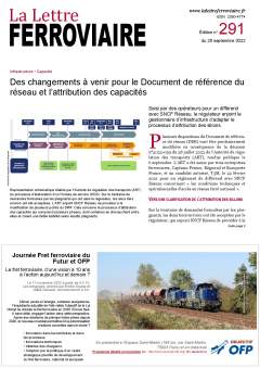 La Lettre ferroviaire n°291