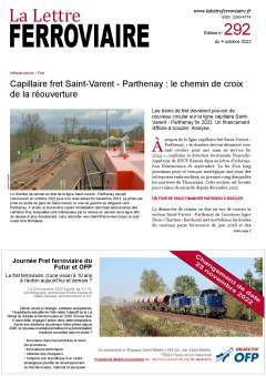La Lettre ferroviaire n°292 La Lettre ferroviaire n°292