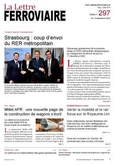 À lire dans La Lettre ferroviaire 297 À lire dans La Lettre ferroviaire 297