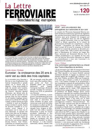 À lire dans La Lettre ferroviaire 120 À lire dans La Lettre ferroviaire 120