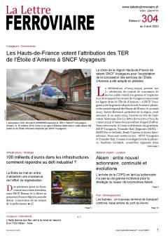 À lire dans La Lettre ferroviaire 304 À lire dans La Lettre ferroviaire 304