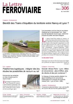 La Lettre ferroviaire 306 La Lettre ferroviaire 306