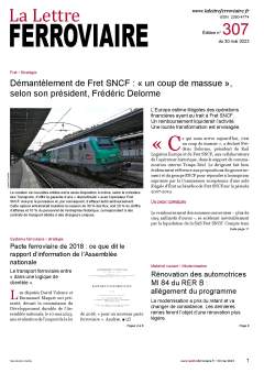 À lire dans La Lettre ferroviaire 307