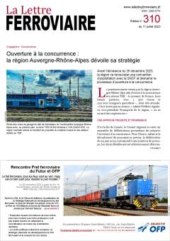 À lire dans La Lettre ferroviaire 310 À lire dans La Lettre ferroviaire 310