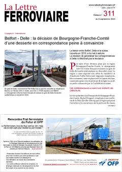 À lire dans La Lettre ferroviaire 311 À lire dans La Lettre ferroviaire 311