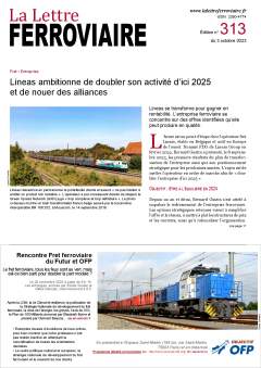 La Lettre ferroviaire 313 La Lettre ferroviaire 313