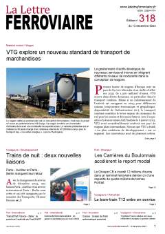 La Lettre ferroviaire 318 La Lettre ferroviaire 318