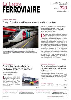 La Lettre ferroviaire 320 La Lettre ferroviaire 320