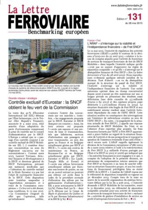 À lire dans La Lettre ferroviaire 131