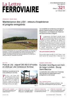 La Lettre ferroviaire 321 La Lettre ferroviaire 321