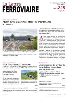 À lire dans La Lettre ferroviaire 328 À lire dans La Lettre ferroviaire 328