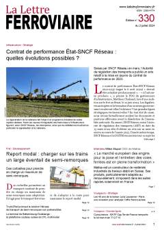 À lire dans La Lettre ferroviaire 330 À lire dans La Lettre ferroviaire 330