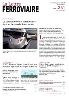 À lire dans La Lettre ferroviaire 331 À lire dans La Lettre ferroviaire 331