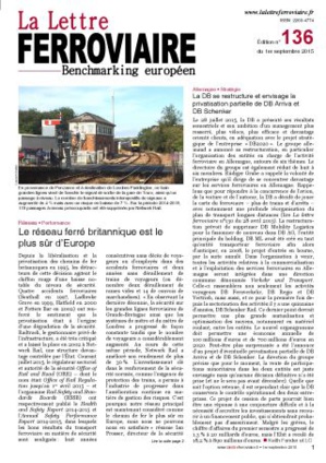 À lire dans La Lettre ferroviaire 136 À lire dans La Lettre ferroviaire 136