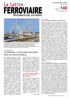 À lire dans La Lettre ferroviaire 140 À lire dans La Lettre ferroviaire 140