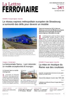 À lire dans La Lettre ferroviaire 341 À lire dans La Lettre ferroviaire 341