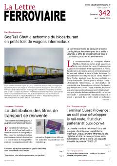 La Lettre ferroviaire 342 La Lettre ferroviaire 342