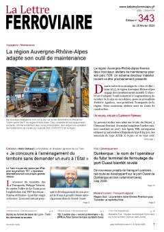 La Lettre ferroviaire 343 La Lettre ferroviaire 343