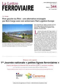 La Lettre ferroviaire 344 La Lettre ferroviaire 344