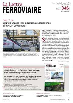 La Lettre ferroviaire 346 La Lettre ferroviaire 346