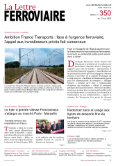 À lire dans La Lettre ferroviaire 350